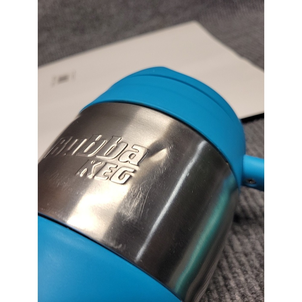 Bubba Keg 34oz Travel Mug Blue Stainless Steel Insulated Cup Hot Cold - Picture 4 of 7